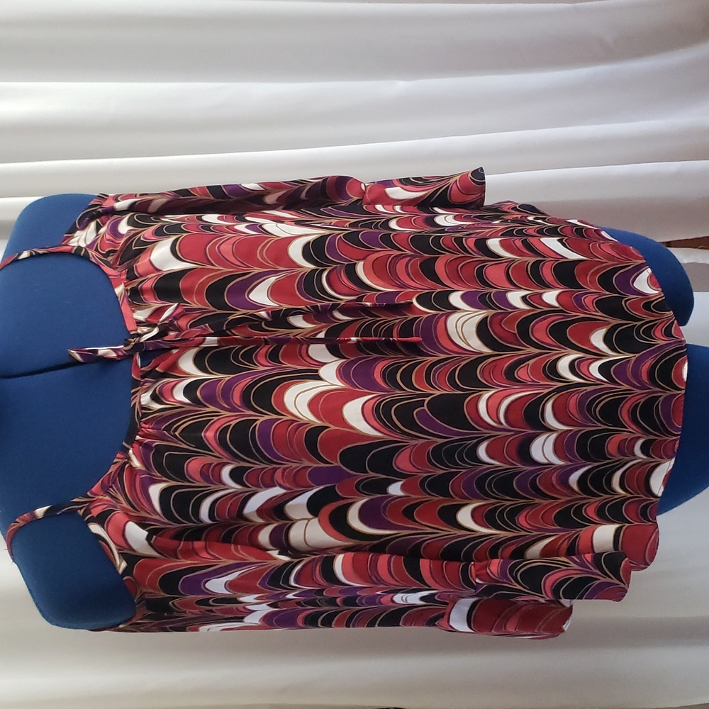 INC peek a boo shoulder blouse
